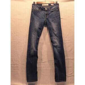 BKE Buckle Payton Bootcut Jeans Womens 26L Blue 26x33.5 Mid Rise Universal Fit